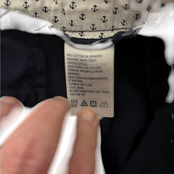 Nautica Women's Navy Chino Shorts Size 12 - Picture 6 of 6